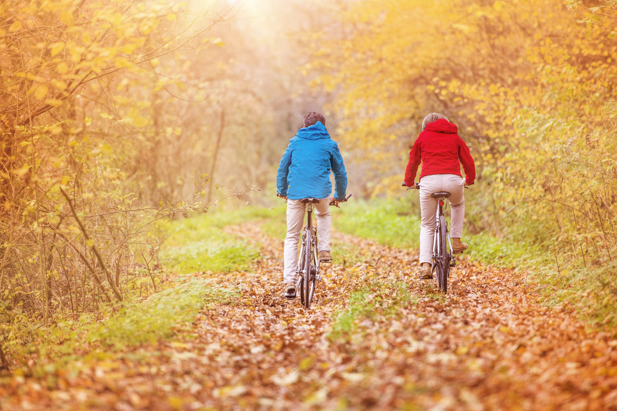 Personas en bicicleta