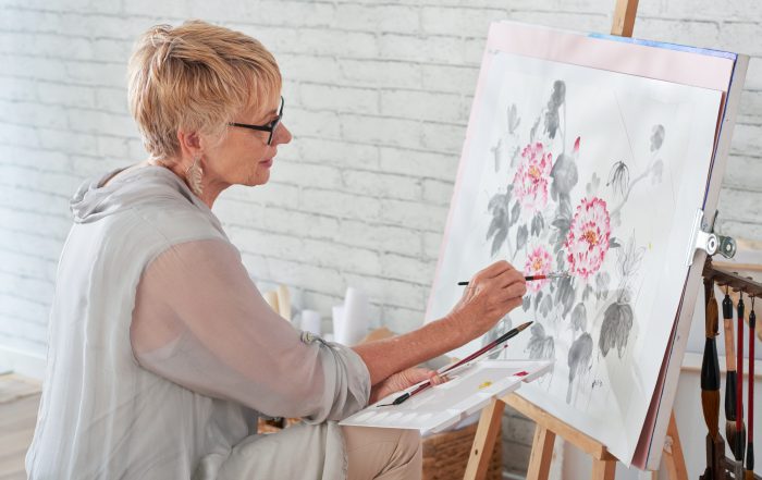 Persona pintando